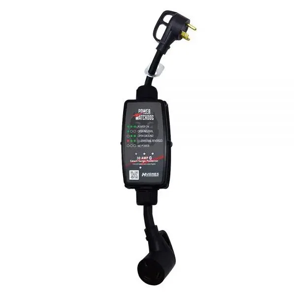 PWD30 – HUGHES AUTO Surge Protector, Protect From Damaging Low/ High Voltage Levels and Power Surges When Connected T...